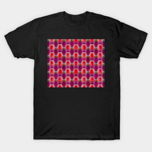 Pomegranate Aesthetic Repeating Watercolor Pattern T-Shirt